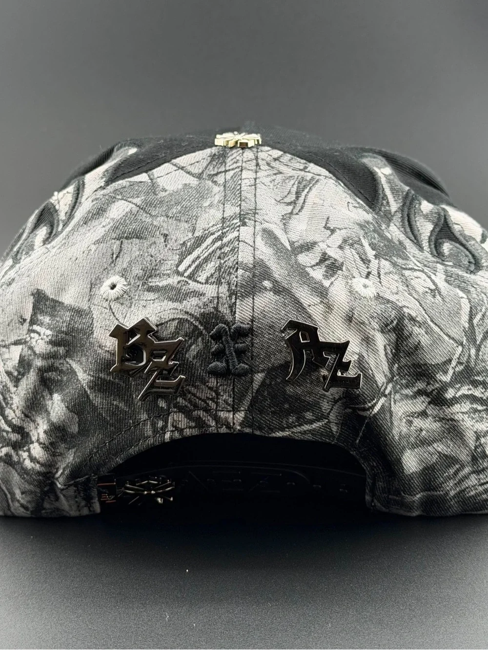 Sayonara Embellished Black Baseball Cap